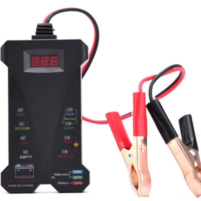 外贸热销电瓶检测仪蓄电池测试仪数显电池测试器12V  LED 805 A款