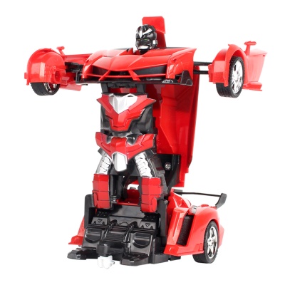 1:18变形遥控汽车一键变形机器人儿童玩具车电动遥控车仿真车模型