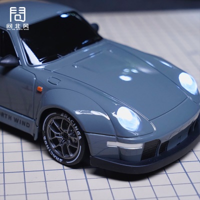 跨境问北风993雾霾蓝遥控车1:20半比例油门RC入门漂移竞速车批发